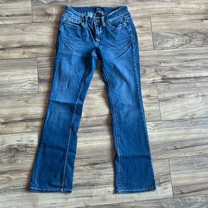 Earl Jeans Skinny Bootcut Embroidered Pockets size 4